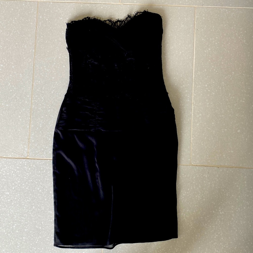 Black cocktail dress